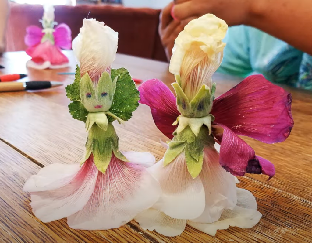 Create Your Own Vintage-Inspired Hollyhock Flower Doll With These DIY Instructions 15