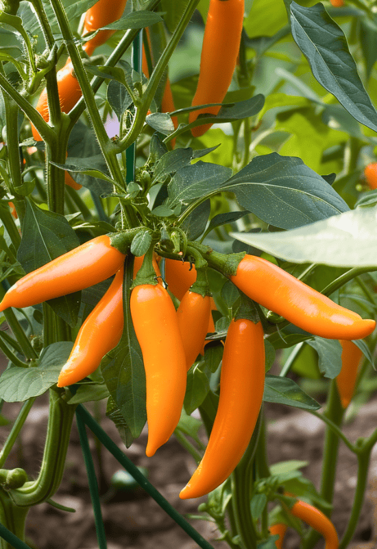 10 Excellent Hot Pepper Plants for Short Seasons or Cold Climates 10 ‘BulgarianCarrot’ Chili Pepper (Capsicum annuum ‘BulgarianCarrot’)