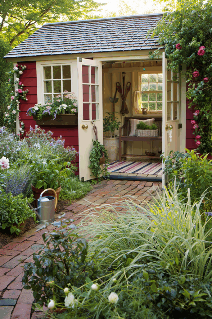 30 Inspiring Garden Shed Design Ideas You'll Want in Your Backyard 14