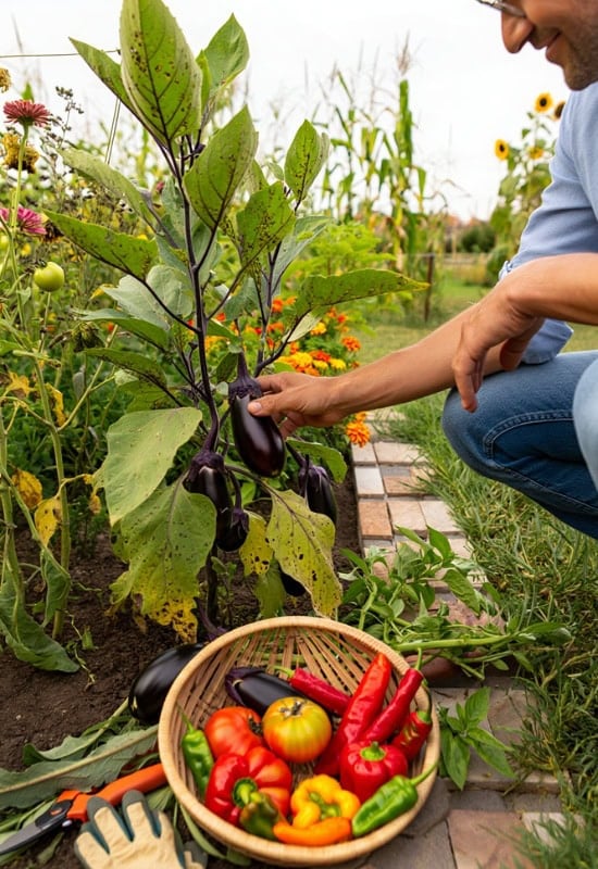 Harvest Warm-Season Veggies