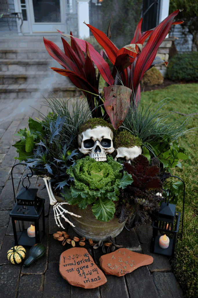 Get Inspired by the Weirdest, Wildest Halloween Planters on the Internet 3