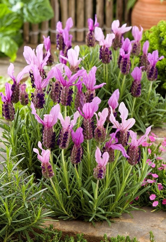 ‘With Love’ Spanish Lavender (Lavandula stoechas ‘With Love’)