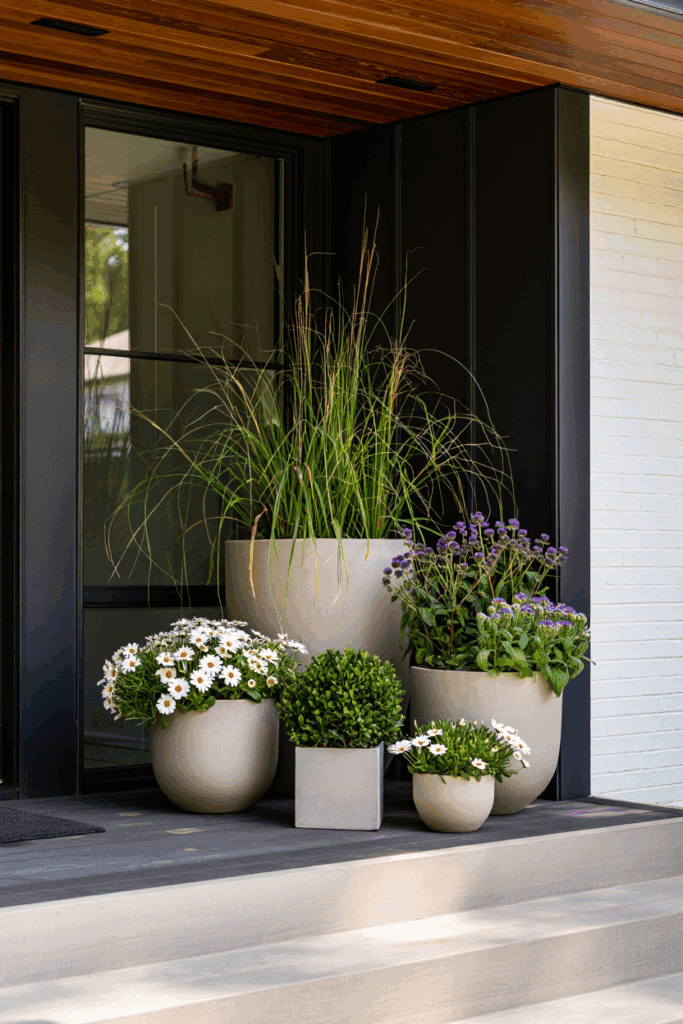 36 Unique Front Porch Planter Ideas to Make Your Entryway Unforgettable 19