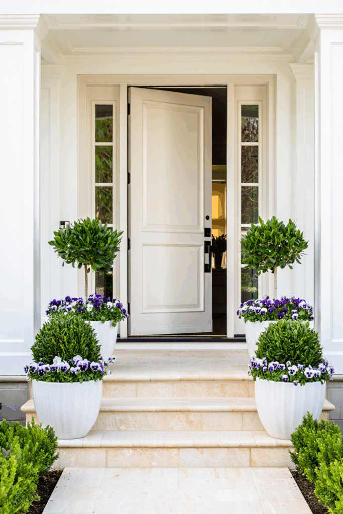 36 Unique Front Porch Planter Ideas to Make Your Entryway Unforgettable 34