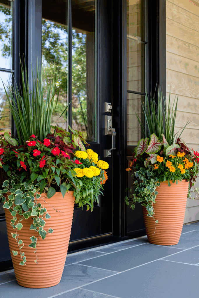 36 Unique Front Porch Planter Ideas to Make Your Entryway Unforgettable 21