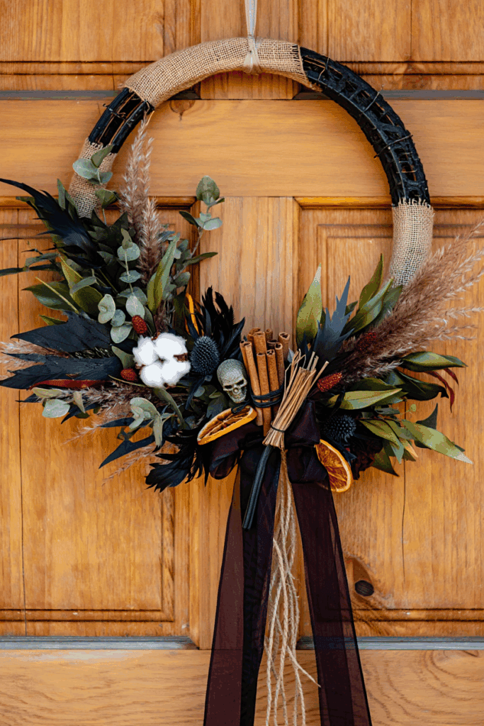 35 Spooktacular DIY Halloween Wreath Ideas That Skip the Copy-Paste Look 7