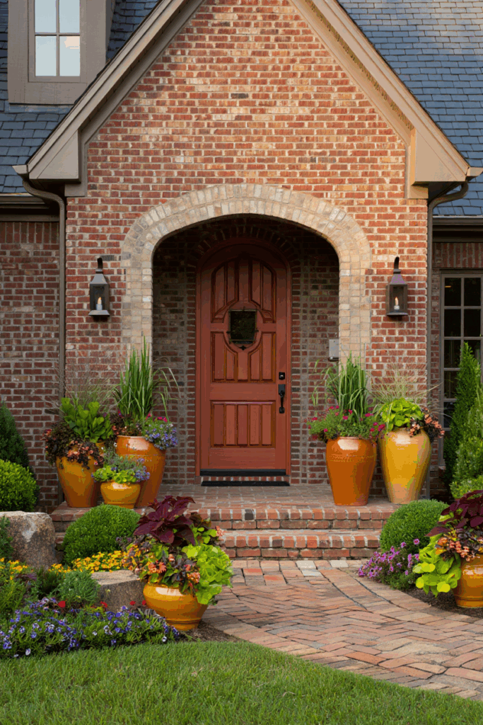 36 Unique Front Porch Planter Ideas to Make Your Entryway Unforgettable 16