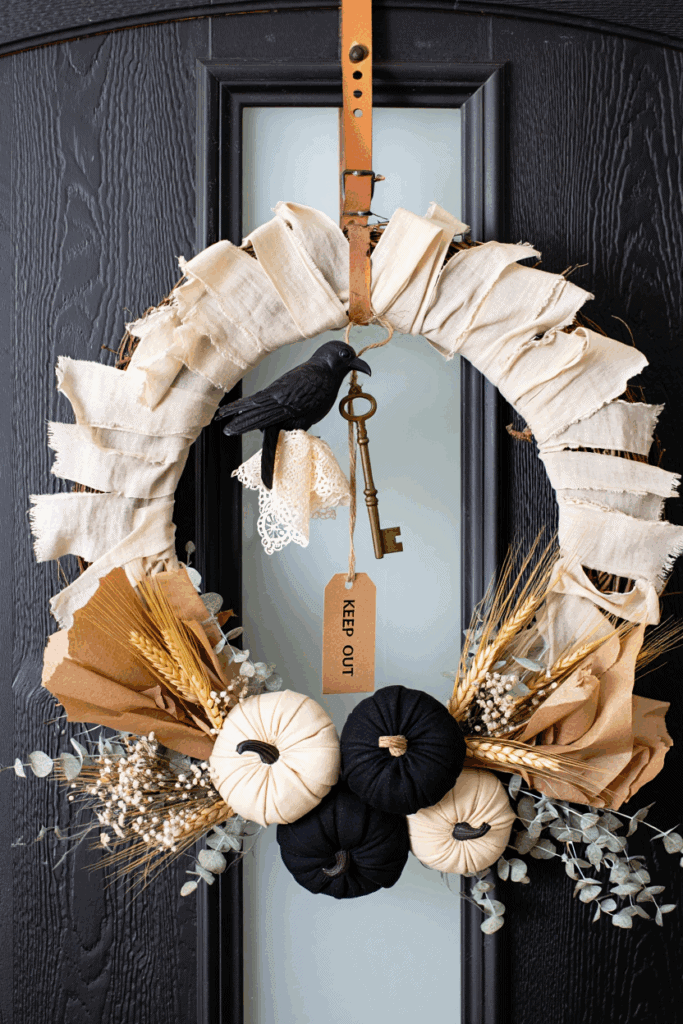 35 Spooktacular DIY Halloween Wreath Ideas That Skip the Copy-Paste Look 25