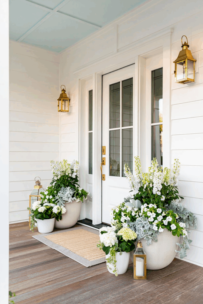 36 Unique Front Porch Planter Ideas to Make Your Entryway Unforgettable 31