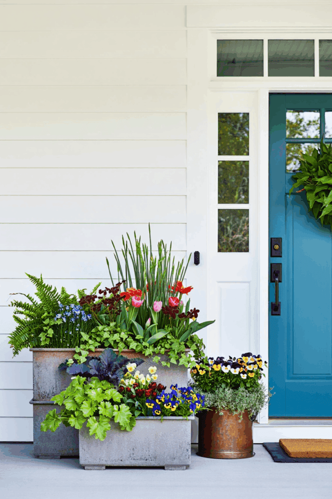 36 Unique Front Porch Planter Ideas to Make Your Entryway Unforgettable 32