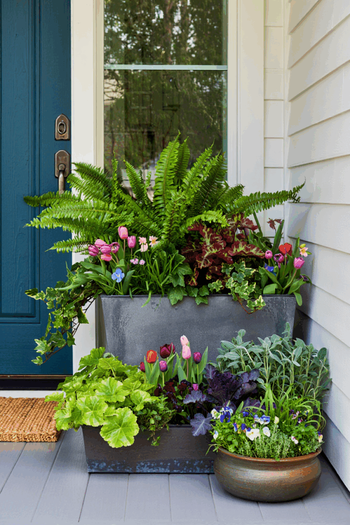 36 Unique Front Porch Planter Ideas to Make Your Entryway Unforgettable 18