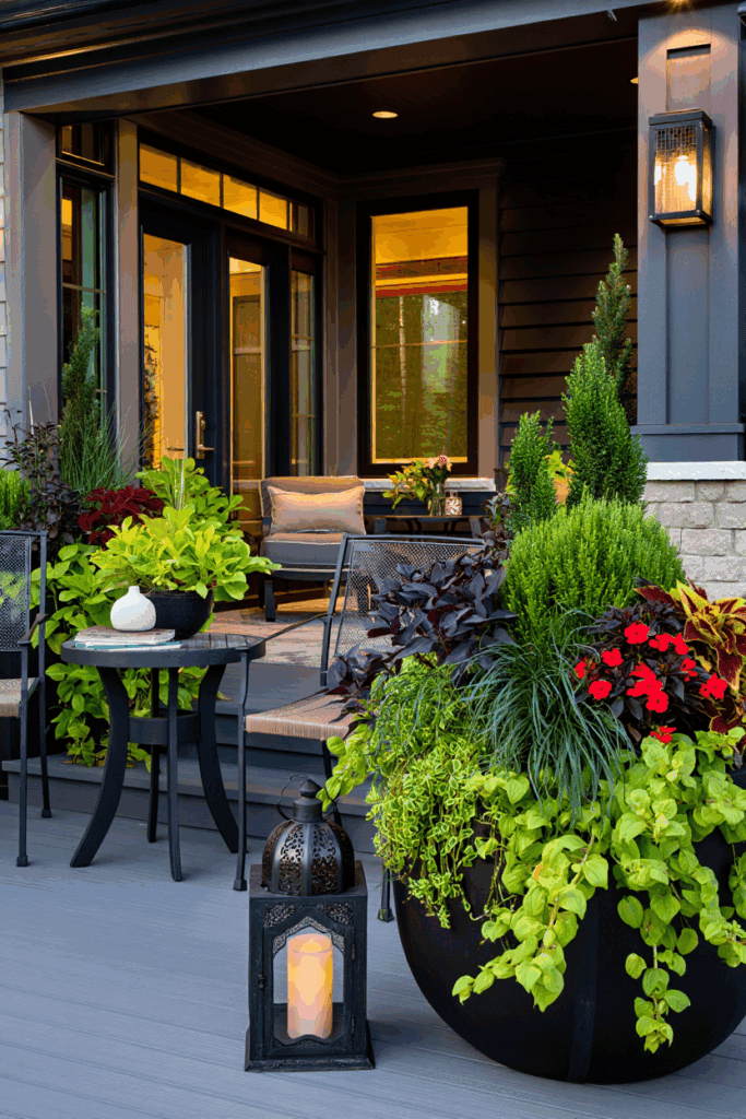 36 Unique Front Porch Planter Ideas to Make Your Entryway Unforgettable 33