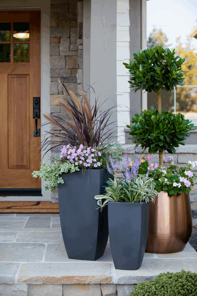 36 Unique Front Porch Planter Ideas to Make Your Entryway Unforgettable 9