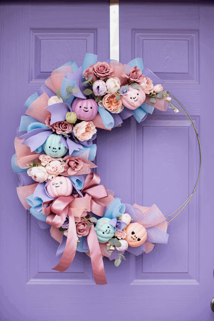 35 Spooktacular DIY Halloween Wreath Ideas That Skip the Copy-Paste Look 27