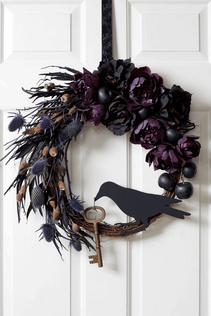 35 Spooktacular DIY Halloween Wreath Ideas That Skip the Copy-Paste Look 21