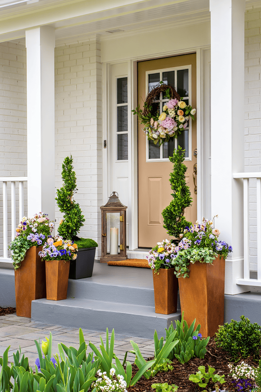 36 Unique Front Porch Planter Ideas to Make Your Entryway Unforgettable