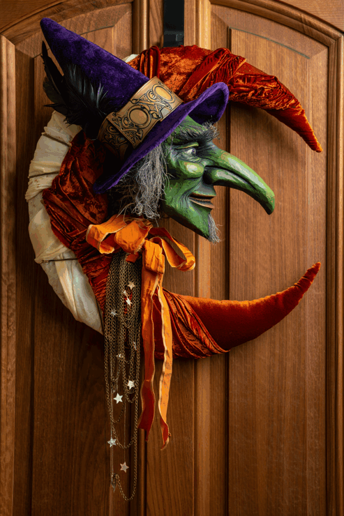 35 Spooktacular DIY Halloween Wreath Ideas That Skip the Copy-Paste Look 9