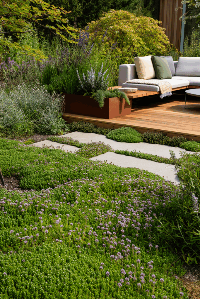 12 Bee-Friendly Ground Covers That Can Handle Foot Traffic and Still Look Like a Perfect Green Lawn 3