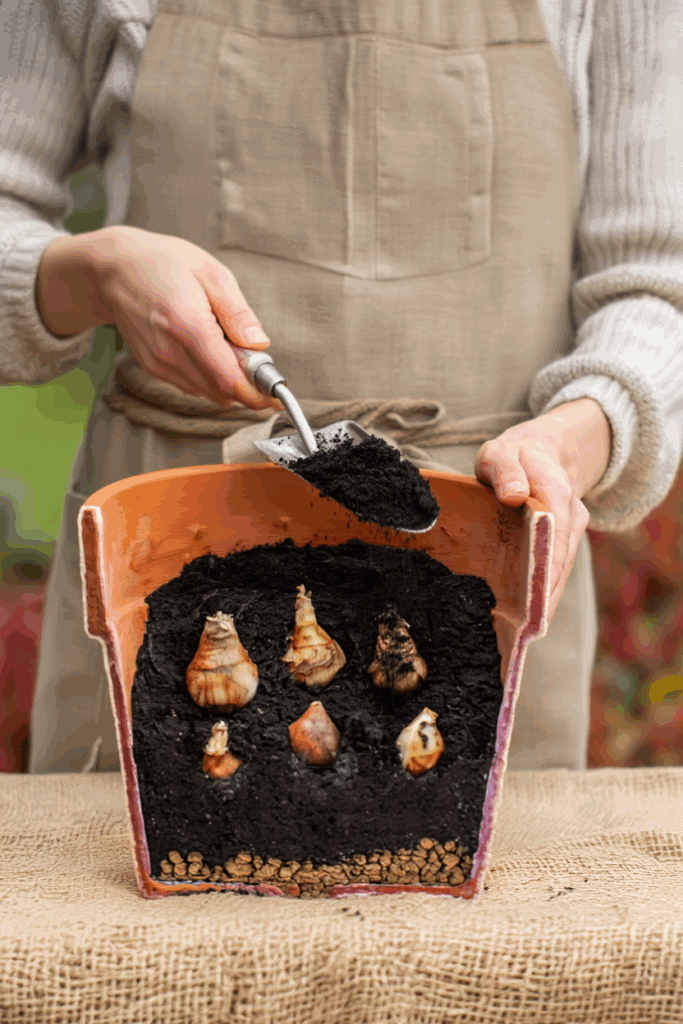 How to Layer Bulbs in a Container for a Bulb Lasagne That Blooms From February to June 6 How to Layer Bulbs in a Container for a Bulb Lasagne That Blooms From February to June 5