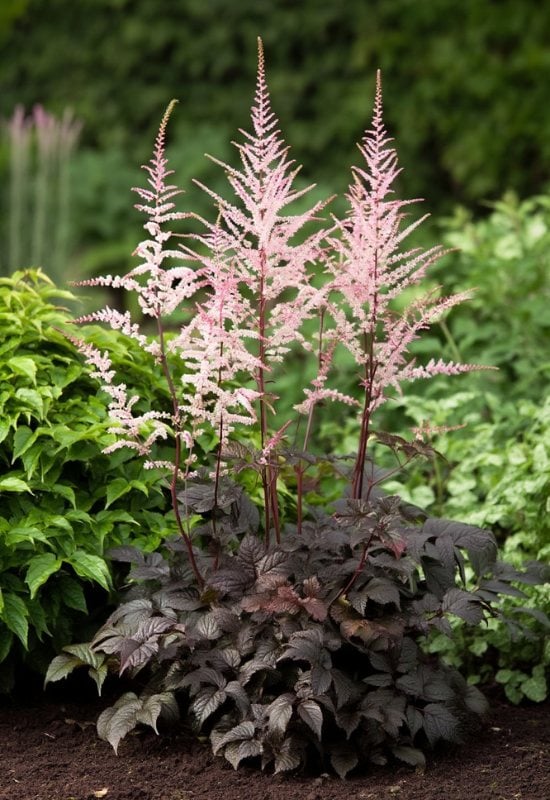 ‘Chocolate Shogun’ Astilbe (Astilbe thunbergii ‘Chocolate Shogun’)