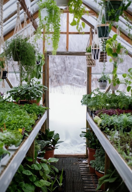 You Can Transplant Adult Plants to Your Greenhouse or Polytunnel in Winter!