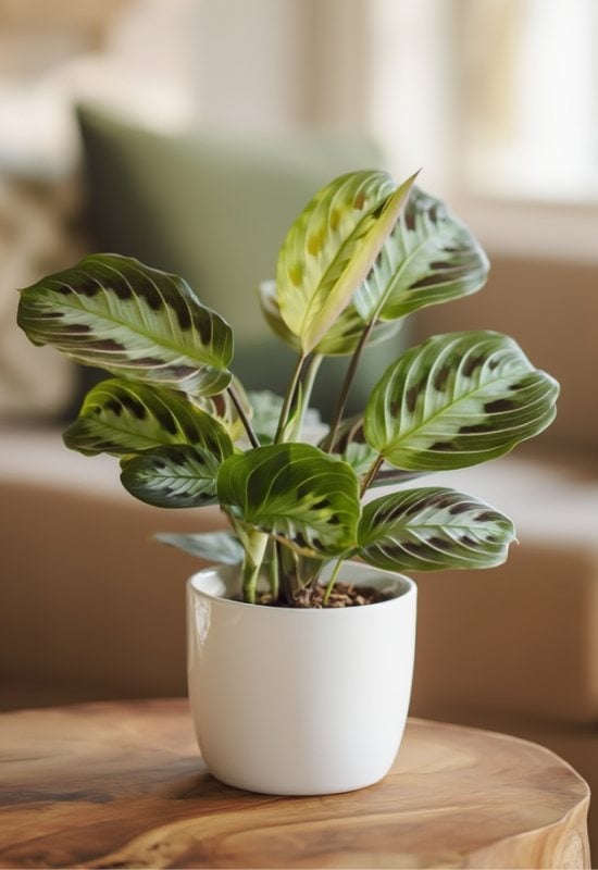 ‘Cat Mustache’ Prayer Plant (Maranta leuconeura ‘Cat Mustache’)