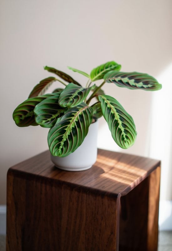 Black Prayer Plant (Maranta leuconeura‘Massangeana’)
