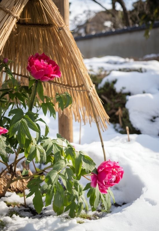 In Very Cold Climates… Protect Tree and Intersectional Peonies
