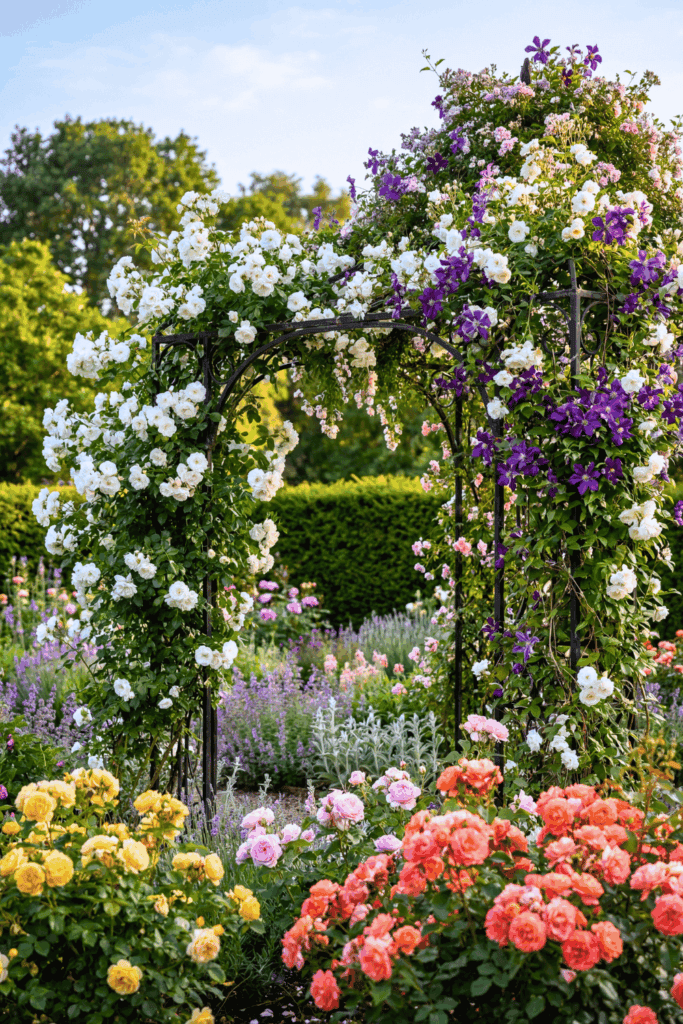 20 Inspiring Rose Garden Ideas for a Stunning Backyard Landscape 18